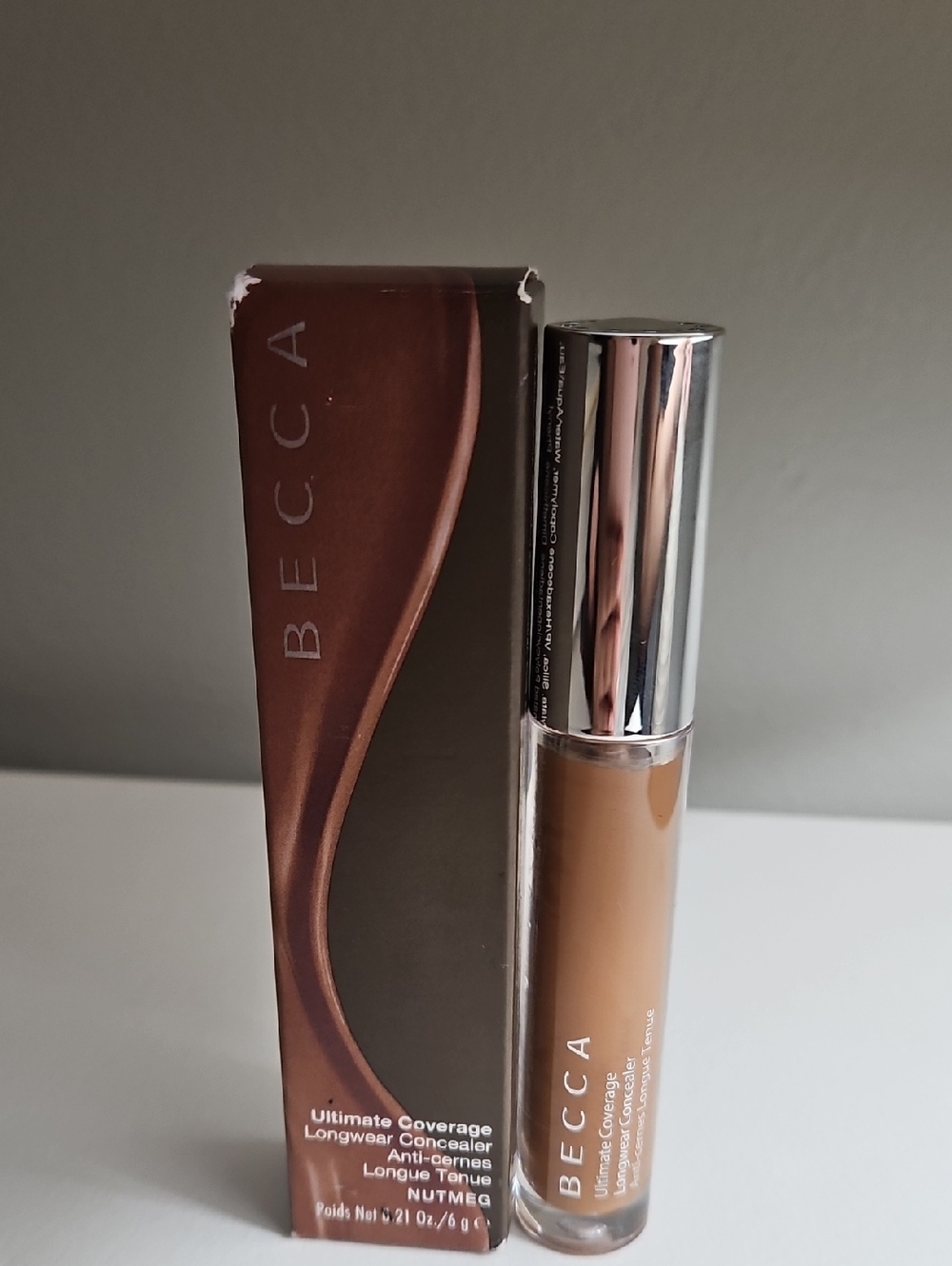 BECCA Ultimate Coverage Longwear Concealer - Nutmeg 0.21oz